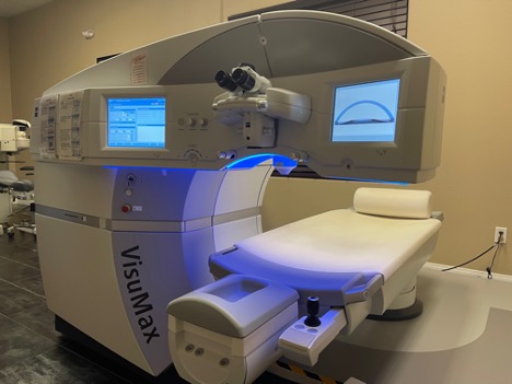 The Zeiss Visumax laser used to perform SMILE at Las Vegas Eye Institute.