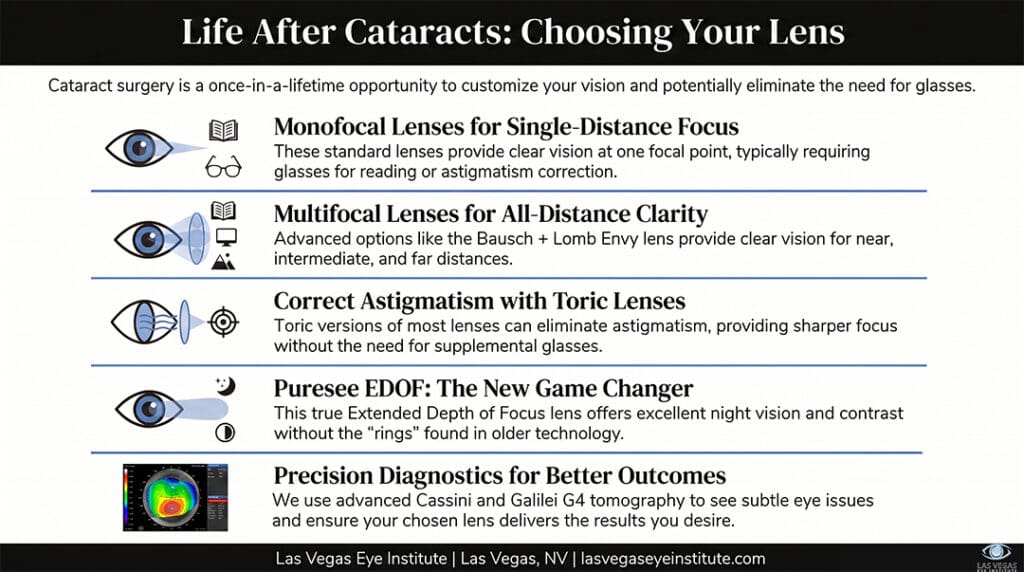 who needs glasses after cataract surgery